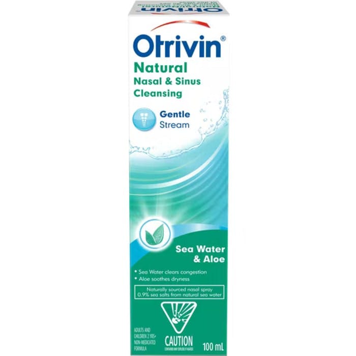 Otrivin Natural Sea Water and Aloe Gentle Stream Nasal Spray 100mL
