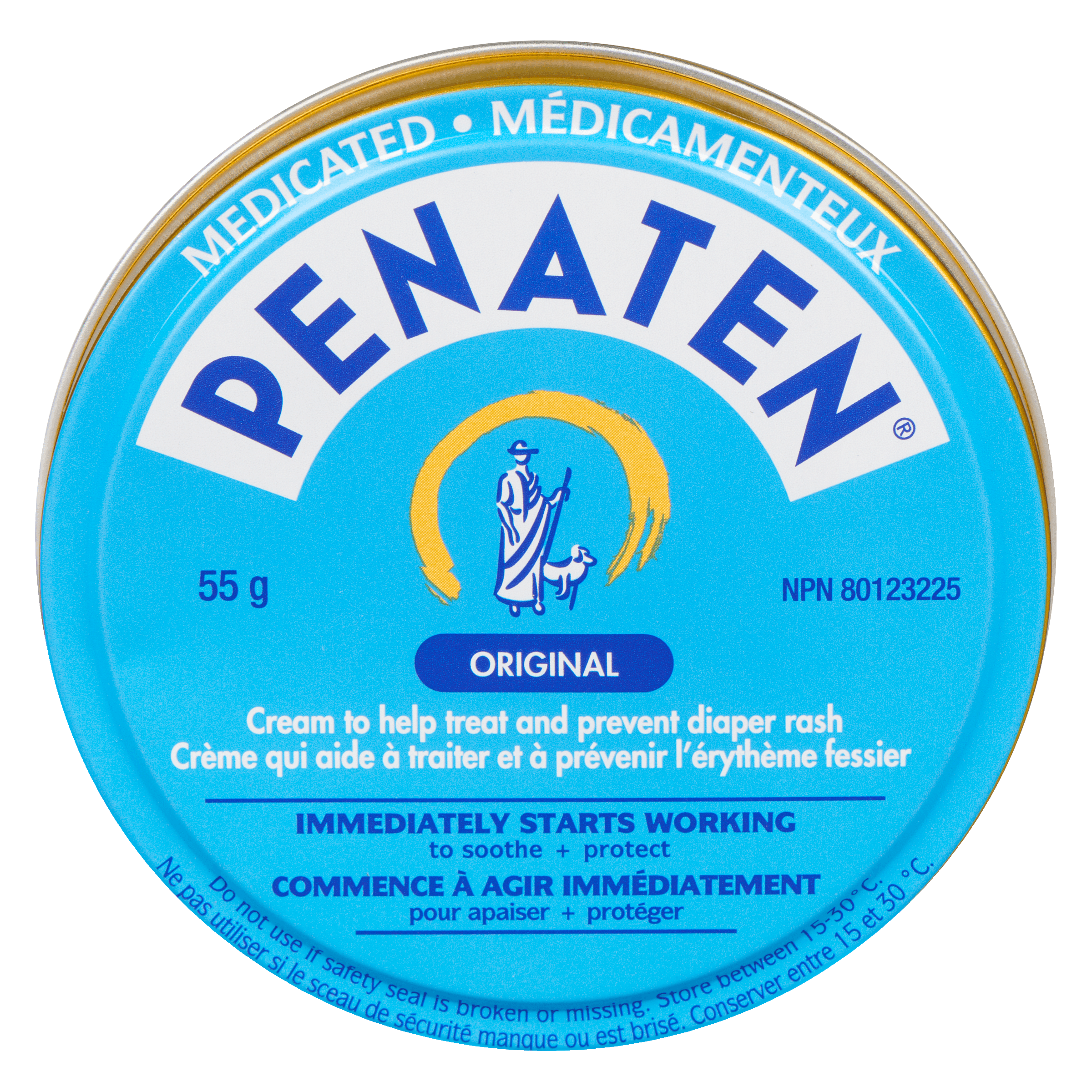 Penaten Cream to Help Treat and Prevent Diaper Rash Medicated Original 55 g