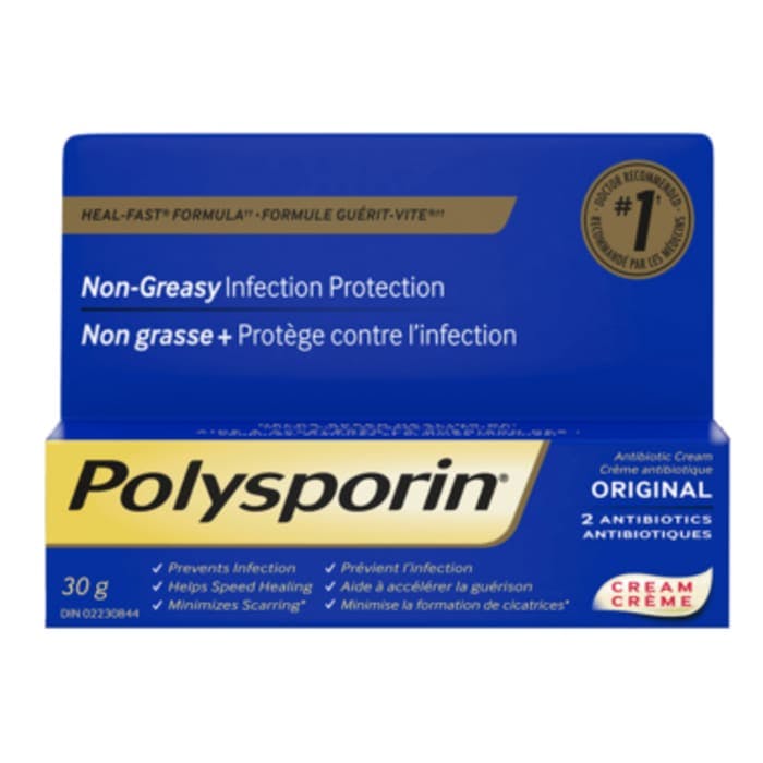 Polysporin Original Antibiotic Cream Heal Fast Formula 30g
