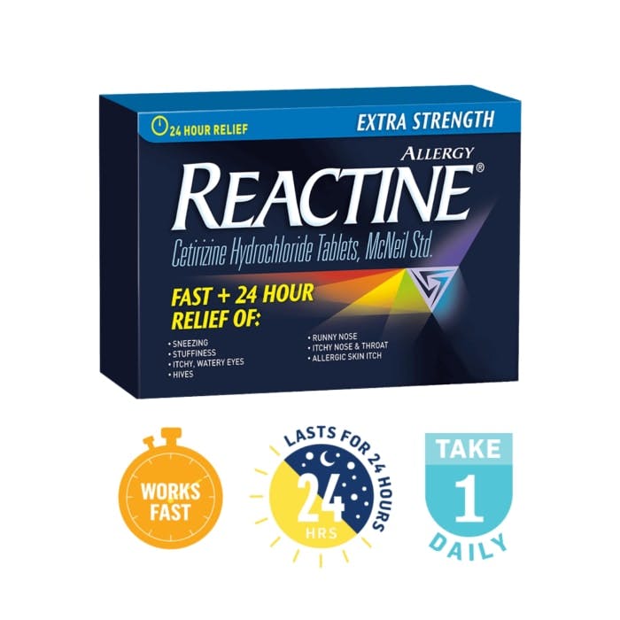 REACTINE Extra Strength 10 Tablets