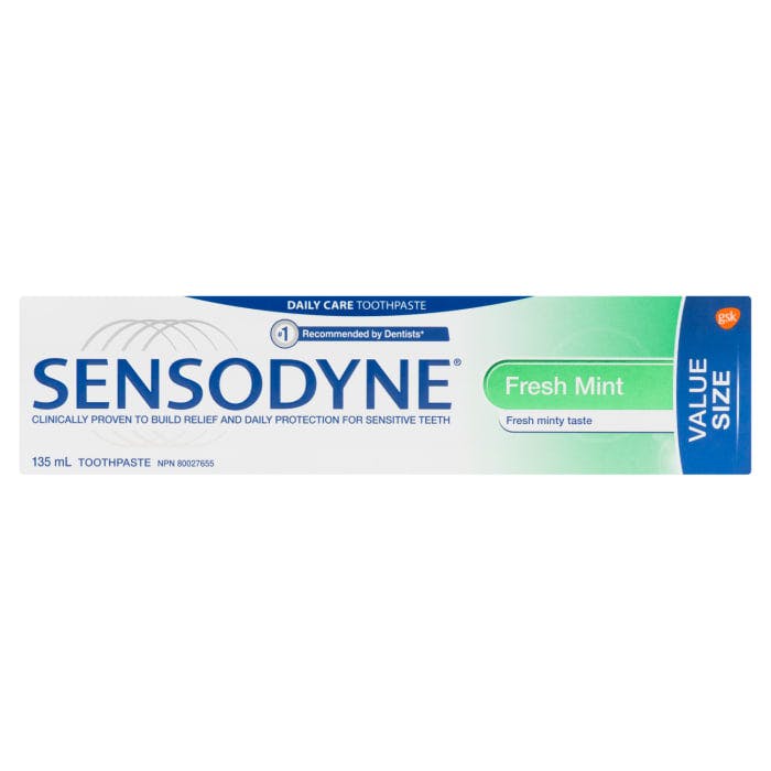 Sensodyne Daily Care Toothpaste Fresh Mint Value Size 135 ml