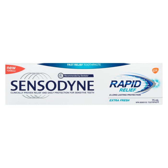 Sensodyne Fast Relief Toothpaste Extra Fresh 75 ml