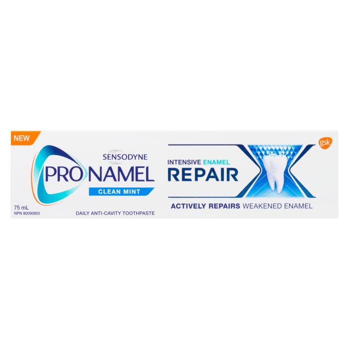 Sensodyne ProNamel Daily Anti-Cavity Toothpaste Intensive Enamel Repair Clean Mint 75 ml