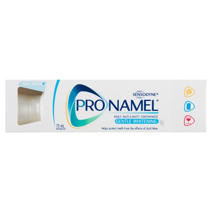 Sensodyne ProNamel Gentle Whitening Mint Breeze Daily Anti-Cavity Toothpaste 75 ml