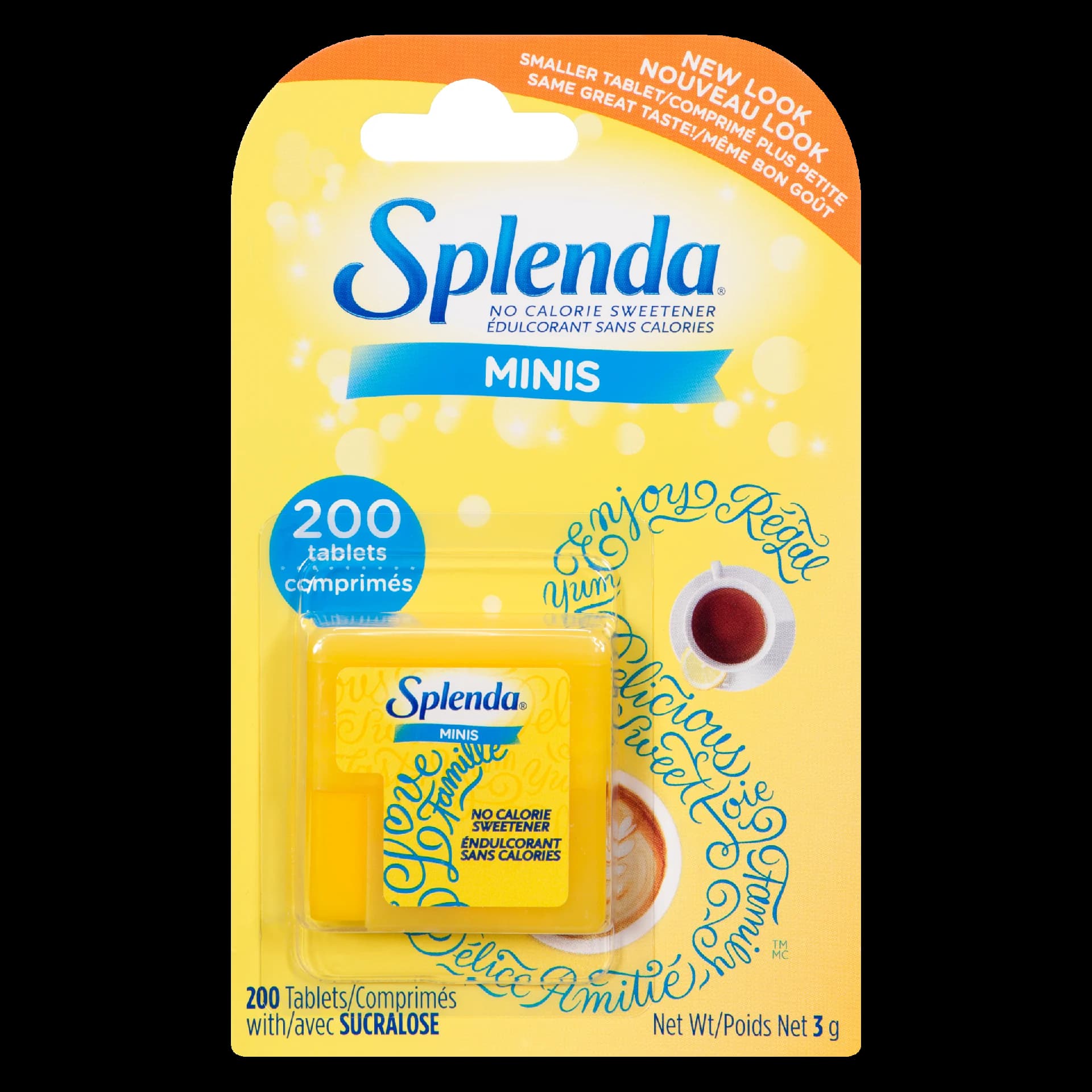 Splenda No Calorie Sweetener 200 Minis Dissolvable Tablets 11 g