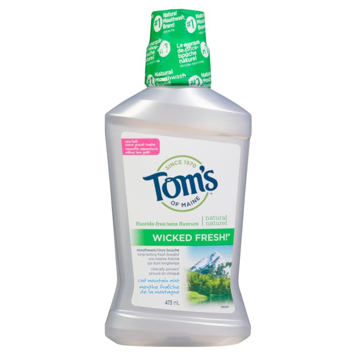 Tom's of Maine Wicked Fresh! Cool Mountain Mint Mouthwash 473 ml