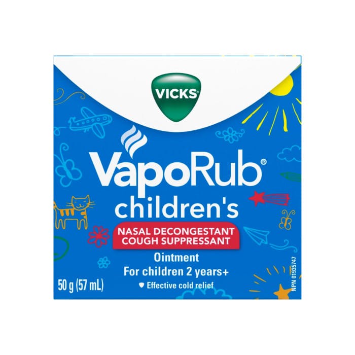 Vicks VapoRub Children's Nasal Decongestion Cough Suppressant Ointment 50g