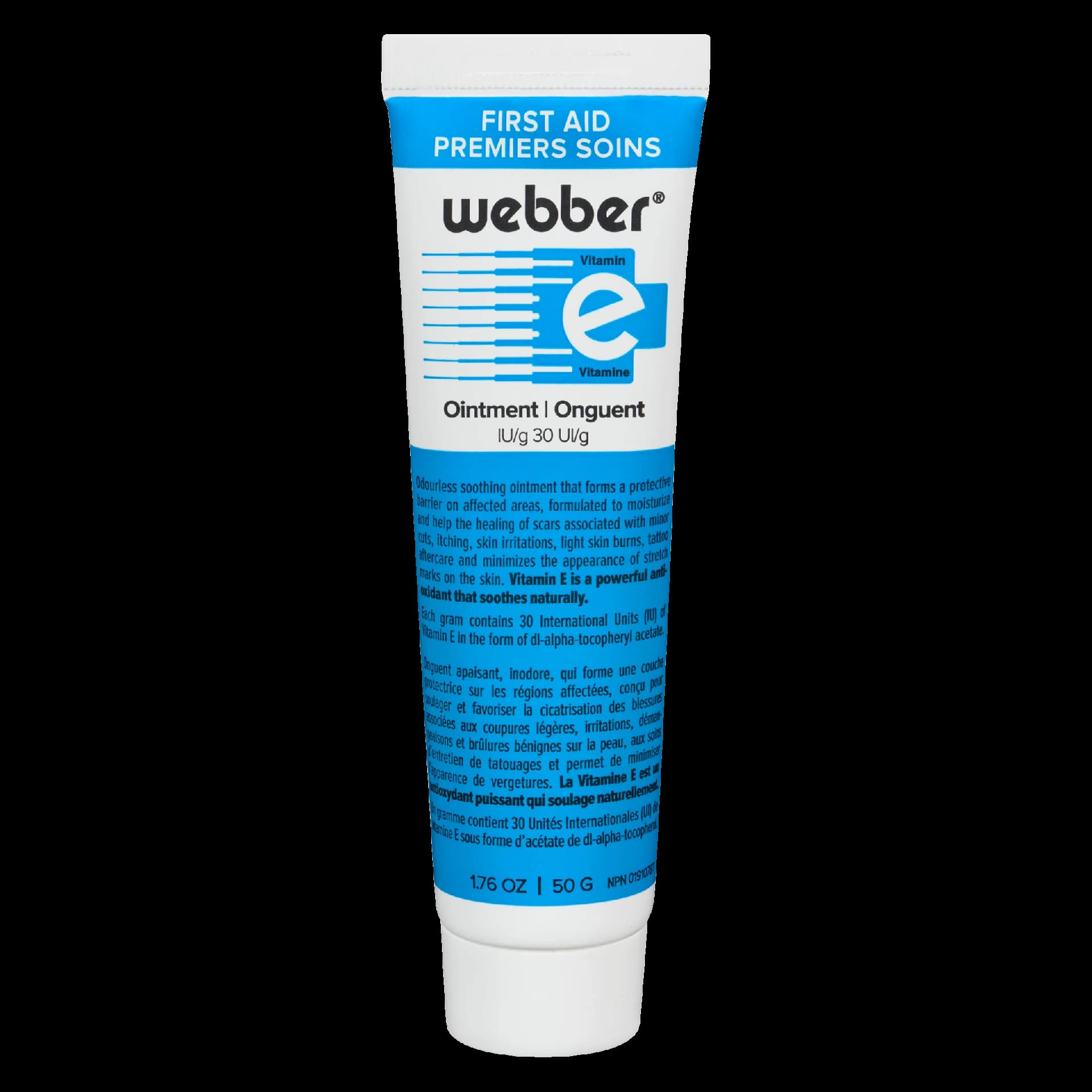 Webber First Aid Ointment Vitamin E 30 IU/g 50 g