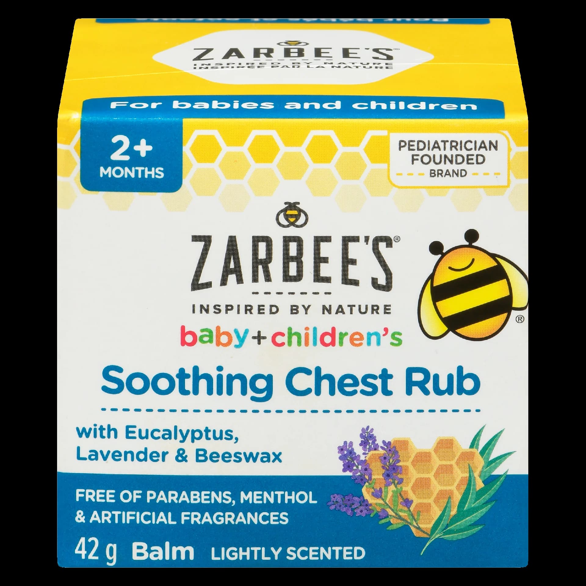 Zarbee’s Baby + Children's Soothing Chest Rub Balm Lighty Scented 2+ Months 42 g