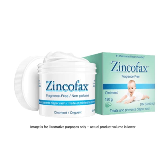 Zincofax Fragrance-Free Diaper Rash Cream 130g