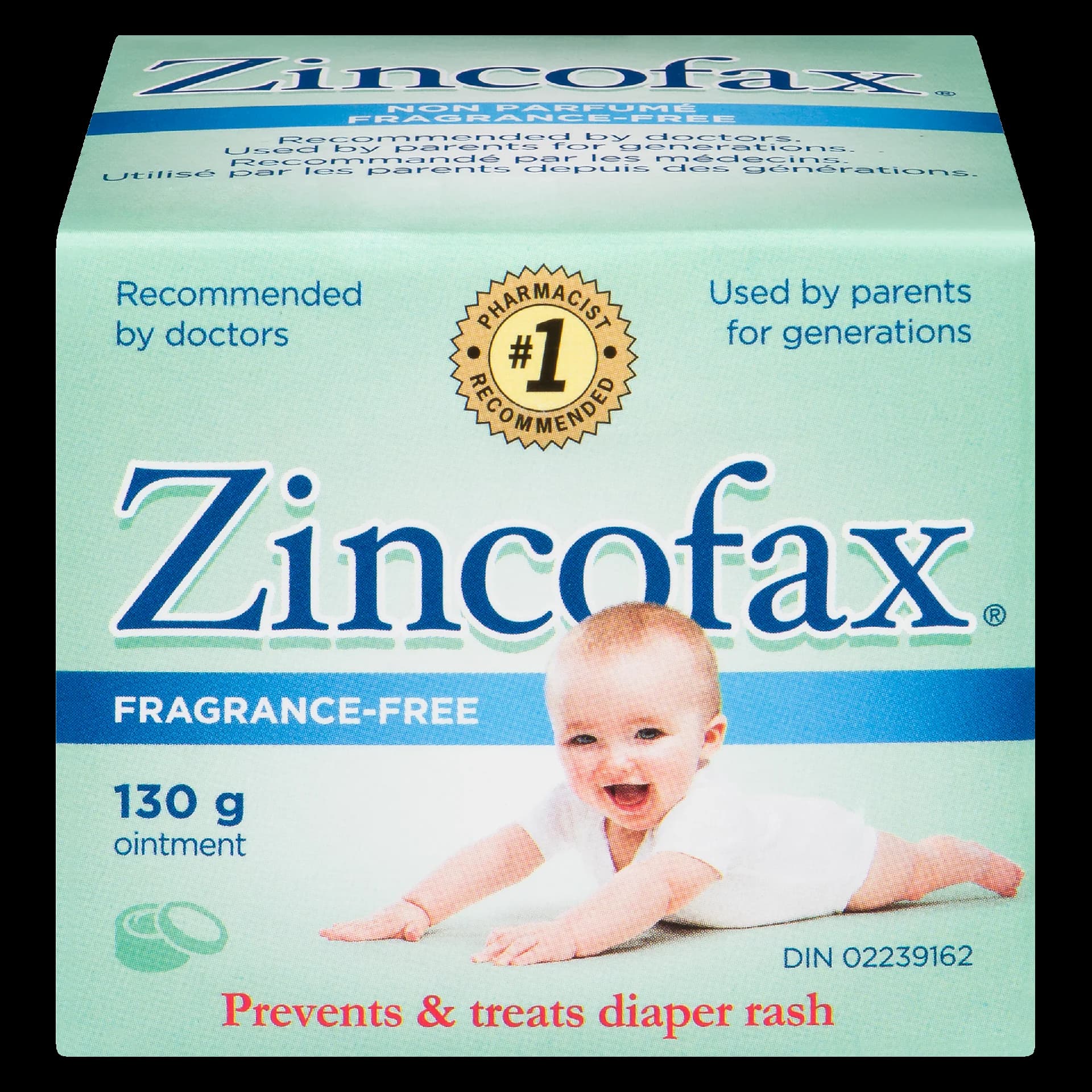 Zincofax Ointment Fragrance-Free 130 g